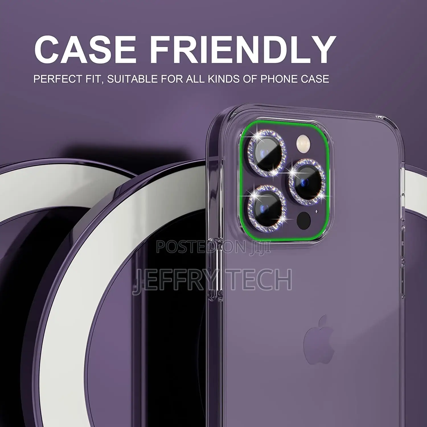 iPhone 14 Pro/iPhone 14 Pro Max Camera Lens Protector Bling,