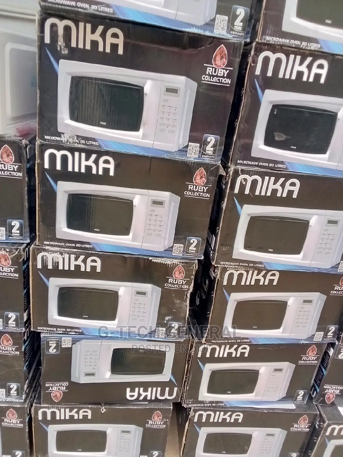 Mika Digital Microwave Oven 20l White