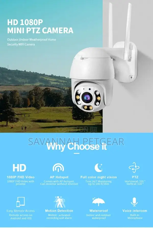 3mp Tuya Smart Wifi CCTV Camera Ip Network PTZ Camera