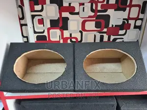 6 by 9 Inches Oval Midrange MDF Cabinets - A Pair