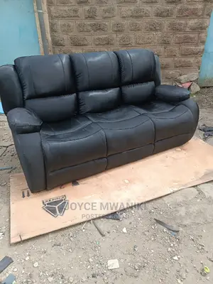 Semi Recliner Sofa 3 Seater Original Leather