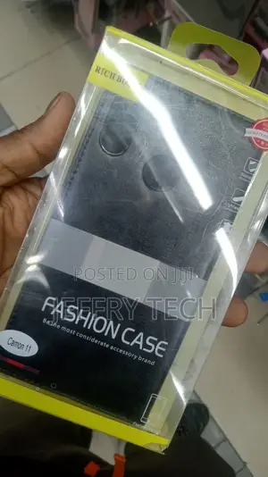 Rich Boss Flip Cover Case for Tecno Camon 11- Black