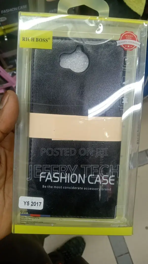Flip Case for Huawei Y5 2017 Cover Case Black