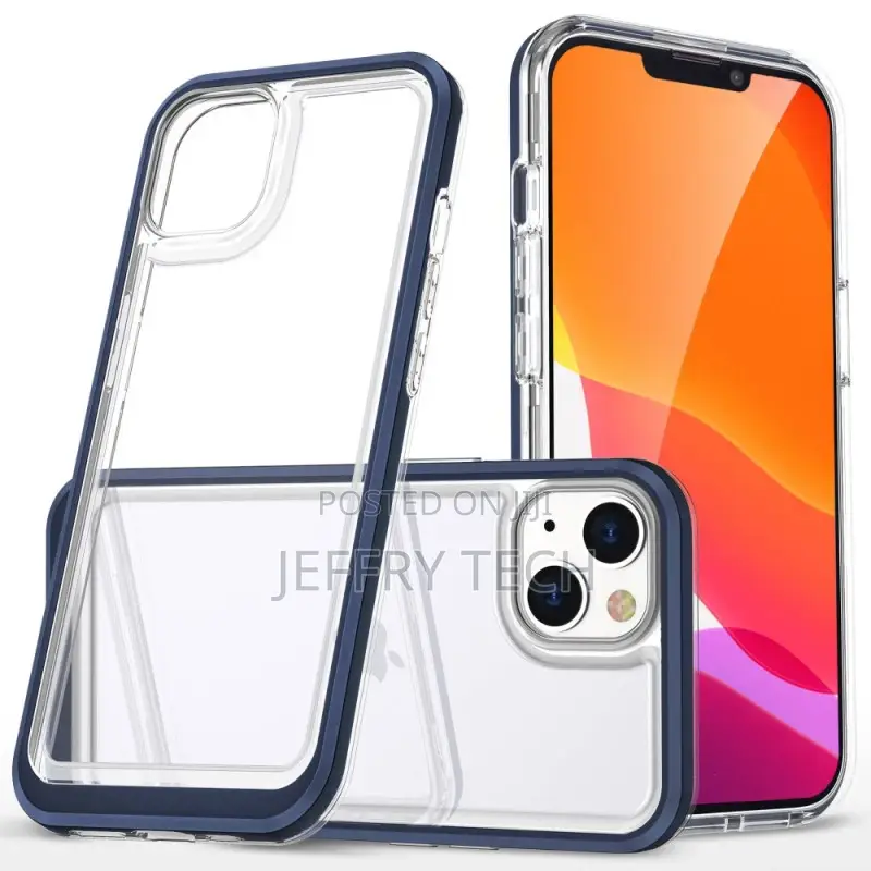 iPhone 14 Crystal Case Colored Edges