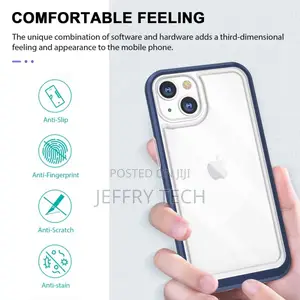iPhone 14 Crystal Case Colored Edges