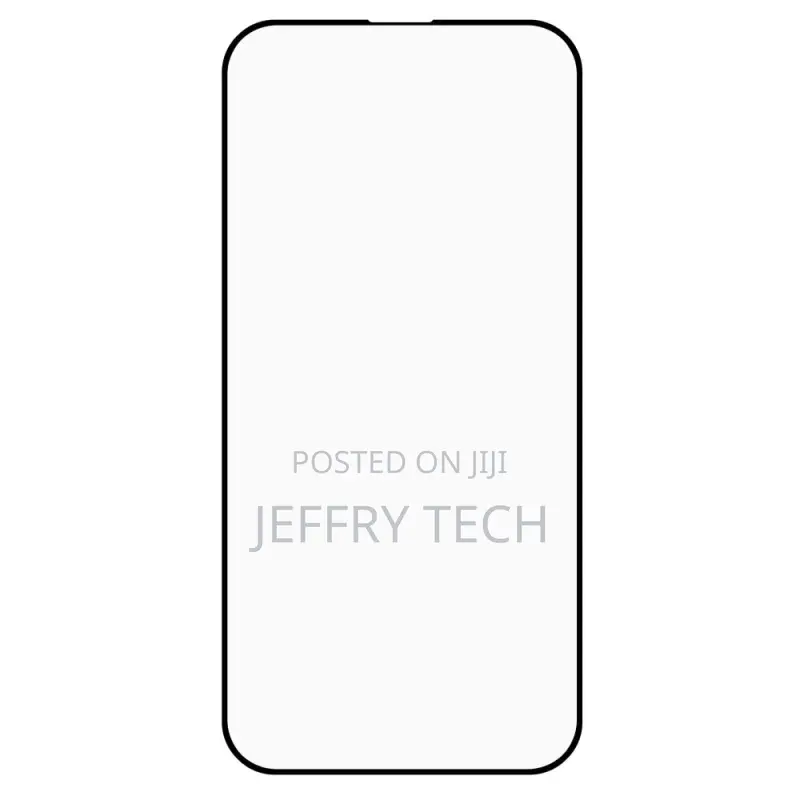 Black Tempered Glass Screen Protector iPhone 14 Pro Max