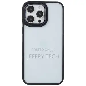 iPhone 14 Pro Max Clear Case Colored Edges