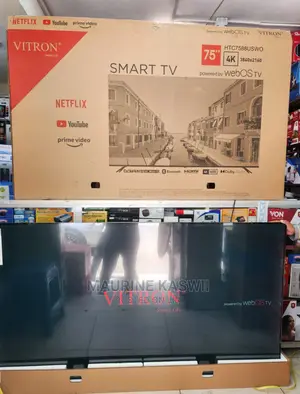 Vitron 75′′ Smart HDR Frameless TV – Powered by Webos