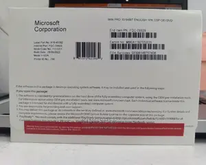 Windows 10 Pro 64bit English 1pk DSP Oei DVD