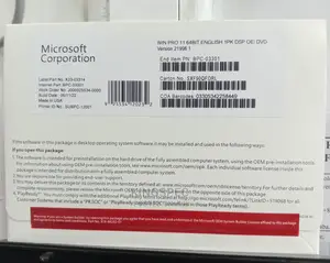 Windows 11 Pro 64bit English 1pk DSP Oei DVD