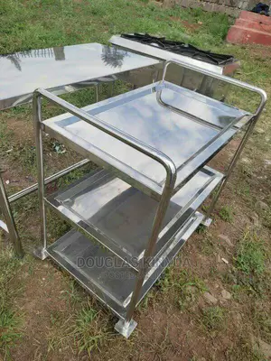 Food Trolley, Stainless Steel.