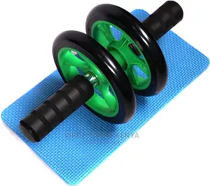 Dual Wheel Abs Roller Wheel Ab Roller With Knee Mat