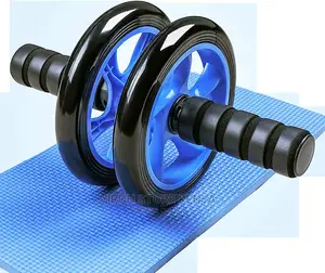 Exercise Wheel Rooler Double Wheel + Free Knee Mat