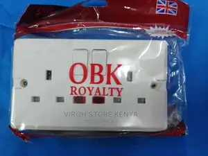 Quality Double Socket With LED Indicator Lights