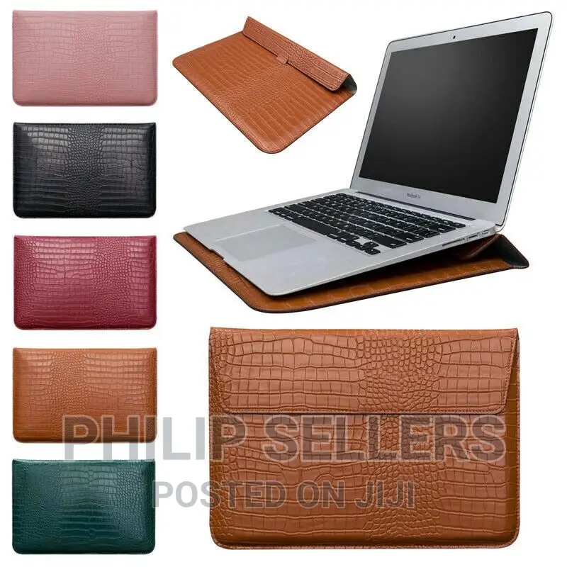 Crocodile Leather Sleeve Bag Envelope Case for Macbook 13''