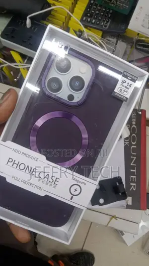 Mag Safe Magnetic TPU Case for iPhone 14 Purple