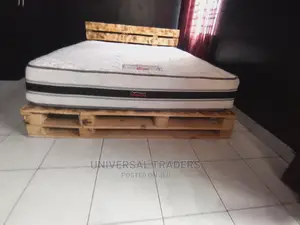 Detachable Wooden Pallet Bed - Size 5*6 Ft Bed