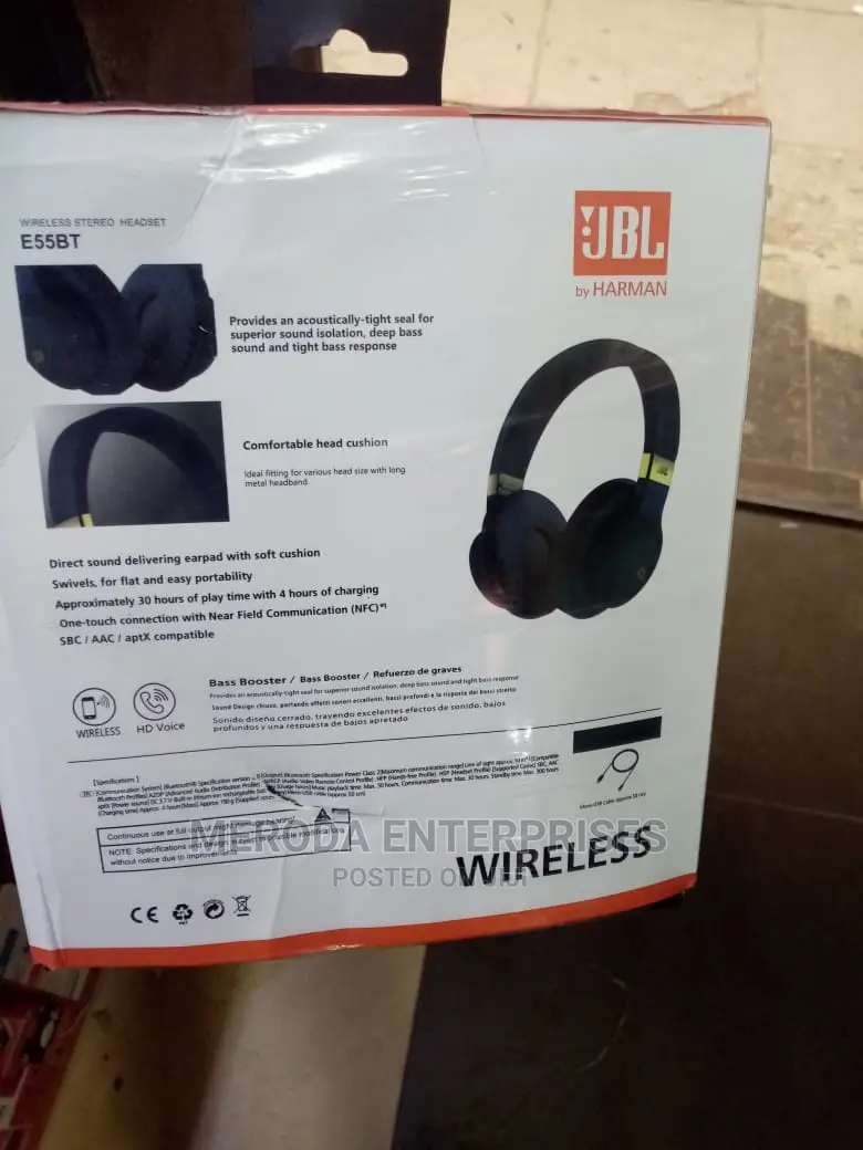 JBL E55BT Wireless Headphones