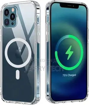 Magnetic iPhone 14 Pro Max Clear Silicone Case