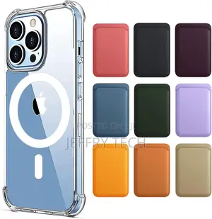 Magnetic Clear Case With Card Holder for iPhone12pro