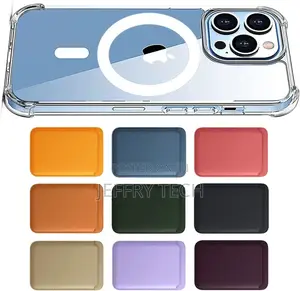 Magnetic Clear Case With Card Holder for iPhone12pro