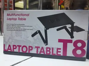 T8 Laptop Stand/ Adjustable Laptop Stand With Fans Pad