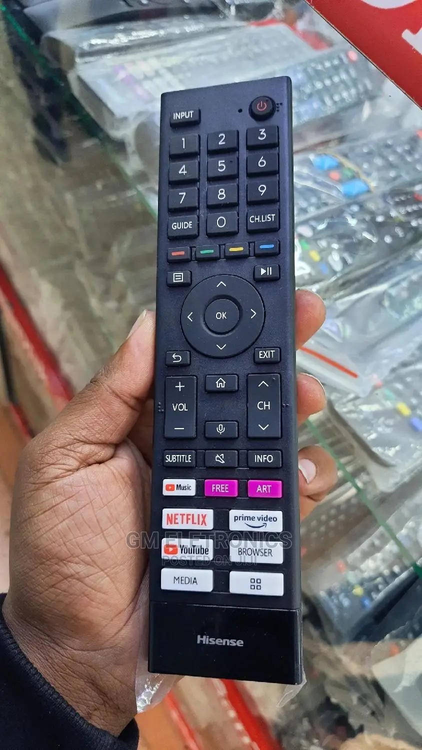Hisense Smart Tv Remote ( New Model)