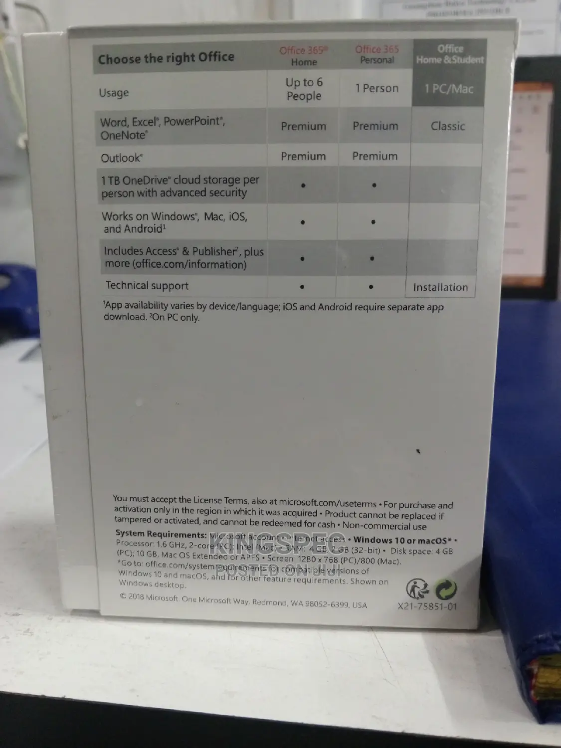 Microsoft Office Home Student PC/Mac 2019