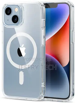 Apple iPhone 14 / iPhone 13 Clear Case [Compatible With Mags