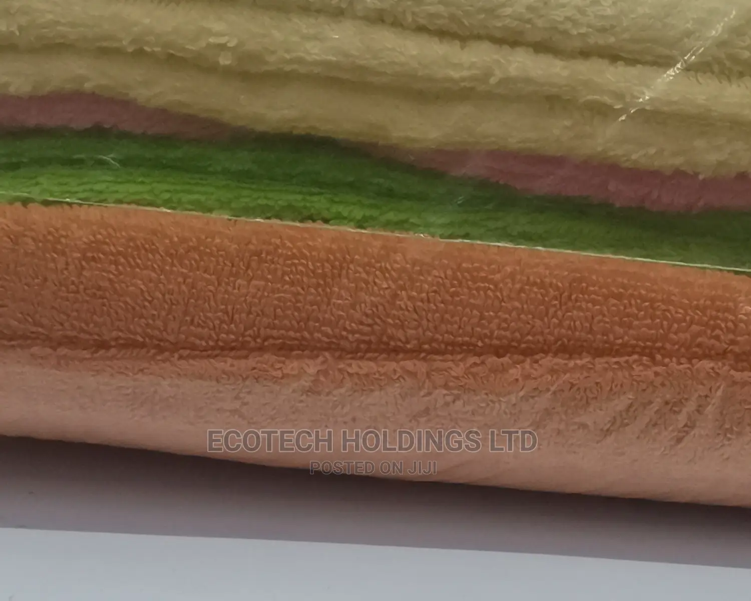Quality Cotton Colored Towels.