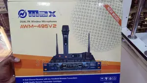 Omax Dual PA Wireless Microphones