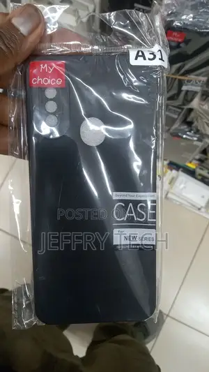 Galaxy A31 Solid Color Liquid Silicone Dropproof Full Covera