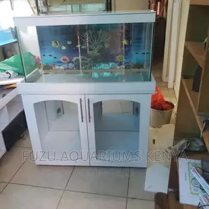 White Aquarium With Matching Stand, 3ft