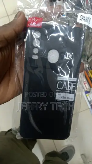 Silicone Soft Back Cover Case for Tecno Spark 8