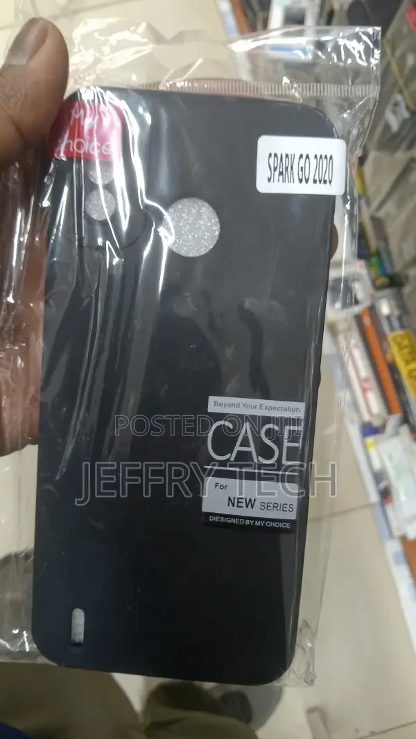 Tecno Spark Go 2020 Silicon Back Cover With Camera Protectio