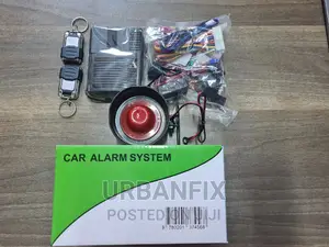 Universal Car Alarm System With Flip Key Remote Control