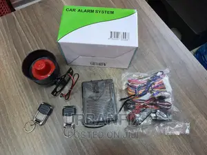 Car Alarm System With Locking System and Flip Key Remote