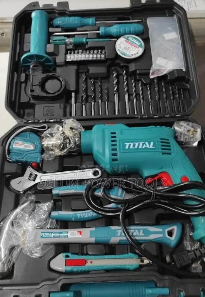 680W Impact Drill Total Toolset 115 Pieces