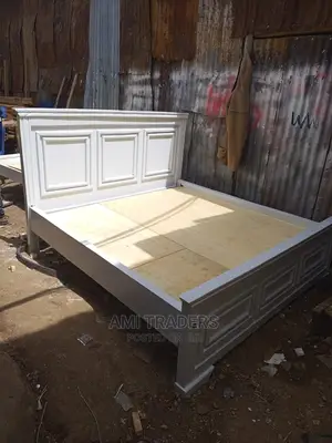 Luxury White Bed (4*6)