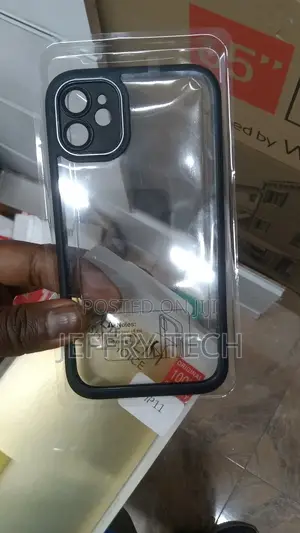 Clear Transparent iPhone 11 Phone Case With Black Border