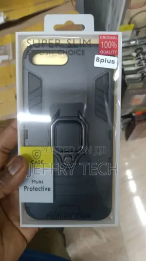 iPhone 7 Plus /iPhone 8 Plus Shockproof Case With Metal Ring