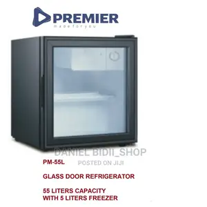 Premier PM-55L Glass Door Fridge With 5 Litres Freezer