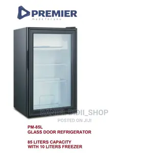 Premier PM-85L Glass Door Fridge With 10 Litres Freezer