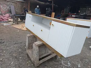 Golden White Tv Stand