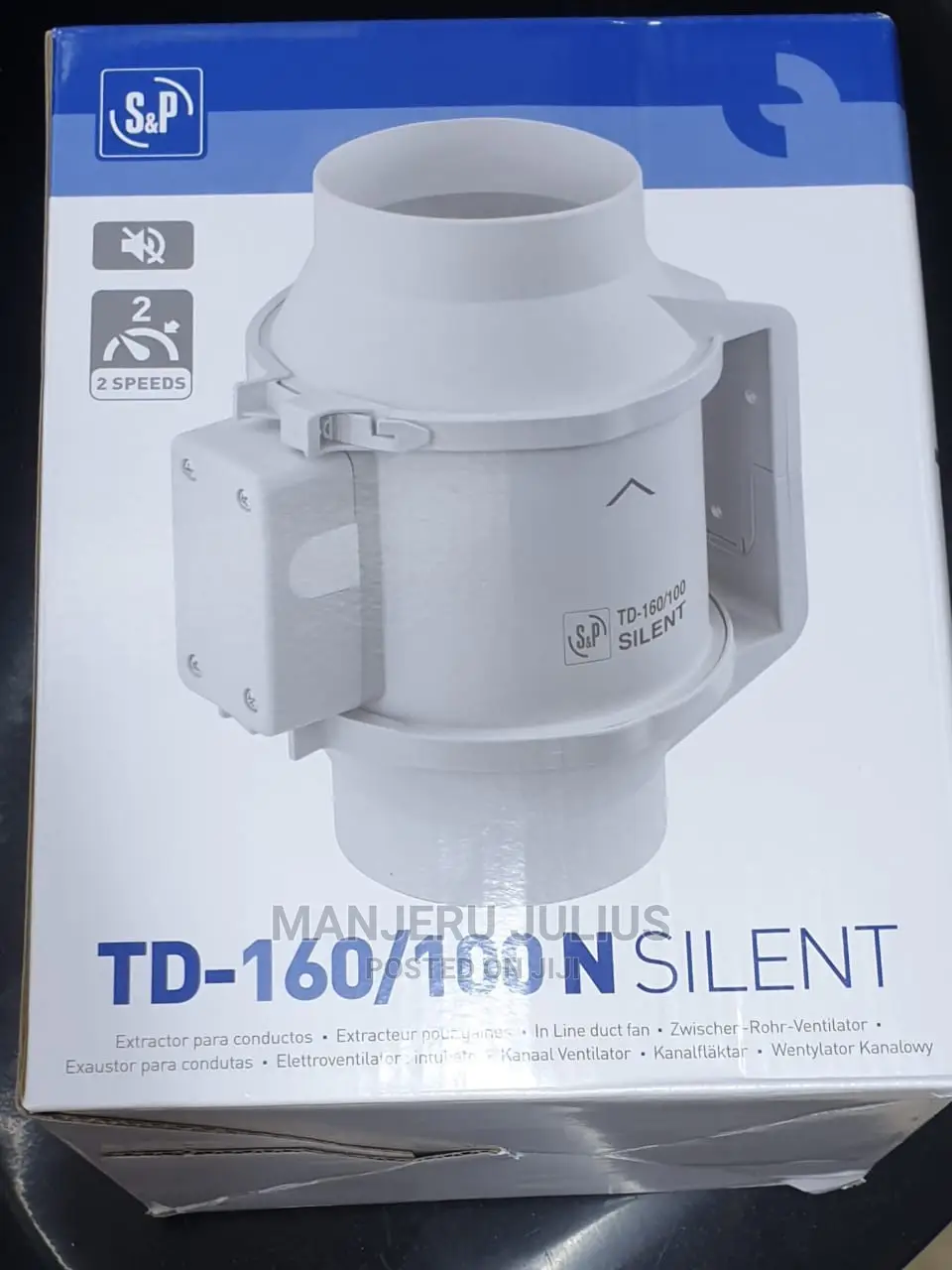 Silent Fume Extractor Fan
