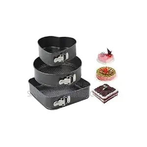 3 PCS Non Stick Shape Cake Mould
