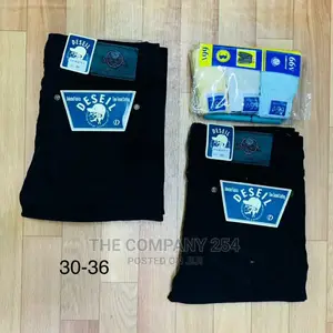 Nairobi Latest Fashion Rugged Plain Quality Denim Jeans