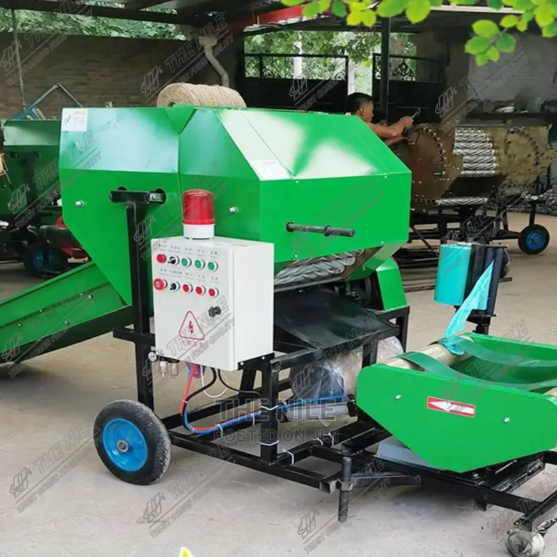 Dry and Wet Straw Baling and Wrapping Machine