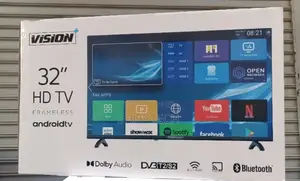 Vision Plus 32"Inch,Frameless Hd Smart Android Bluetooth Tv