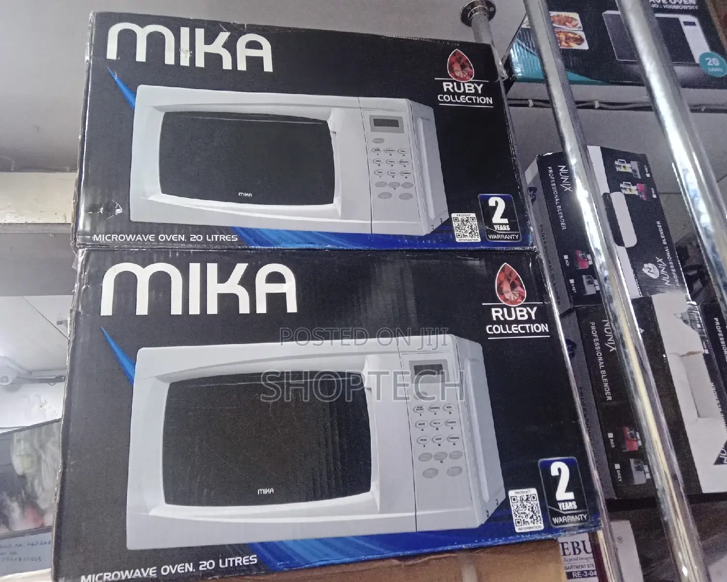 Mika 20L White Microwave
